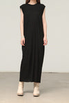 BORIS BIDJAN SABERI Black Sleeveless Dress ONE PIECE DRESS4 FTT00001 (WDRESS4 F035)